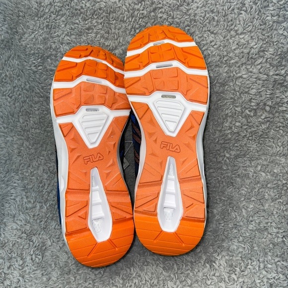 Fila Sorrento Breathable Mesh Athletic Sneakers‎ Shoes Blue Orange Men\'s 13 NWOT
